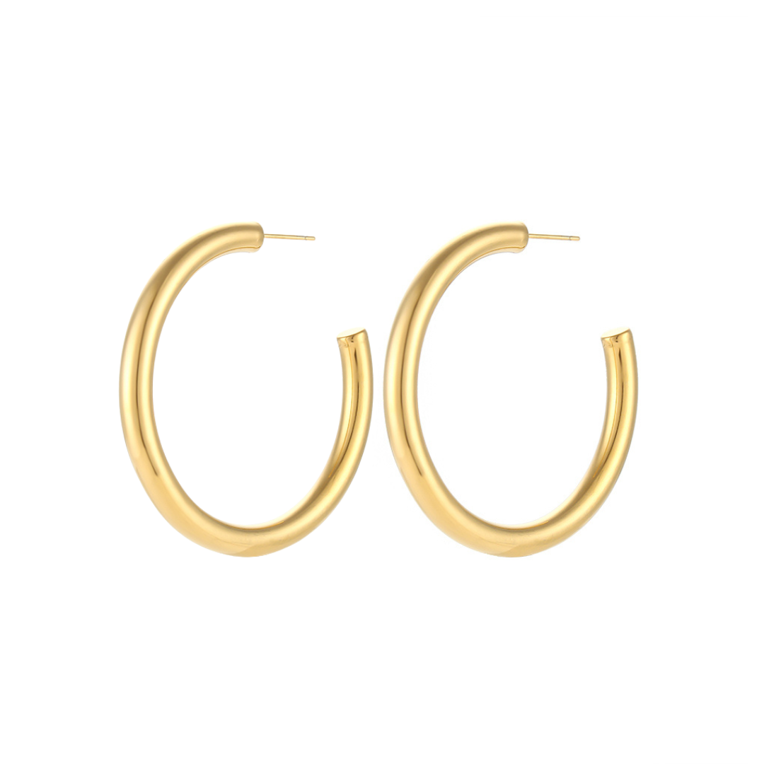GOLDEN HOOPS LARGE